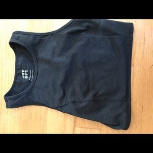 Black workout out tank